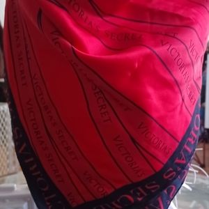 New Victoria's Secret Silk Red Scarf